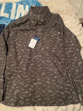 Brand New Huk Chesapeake KC Flannel shirt